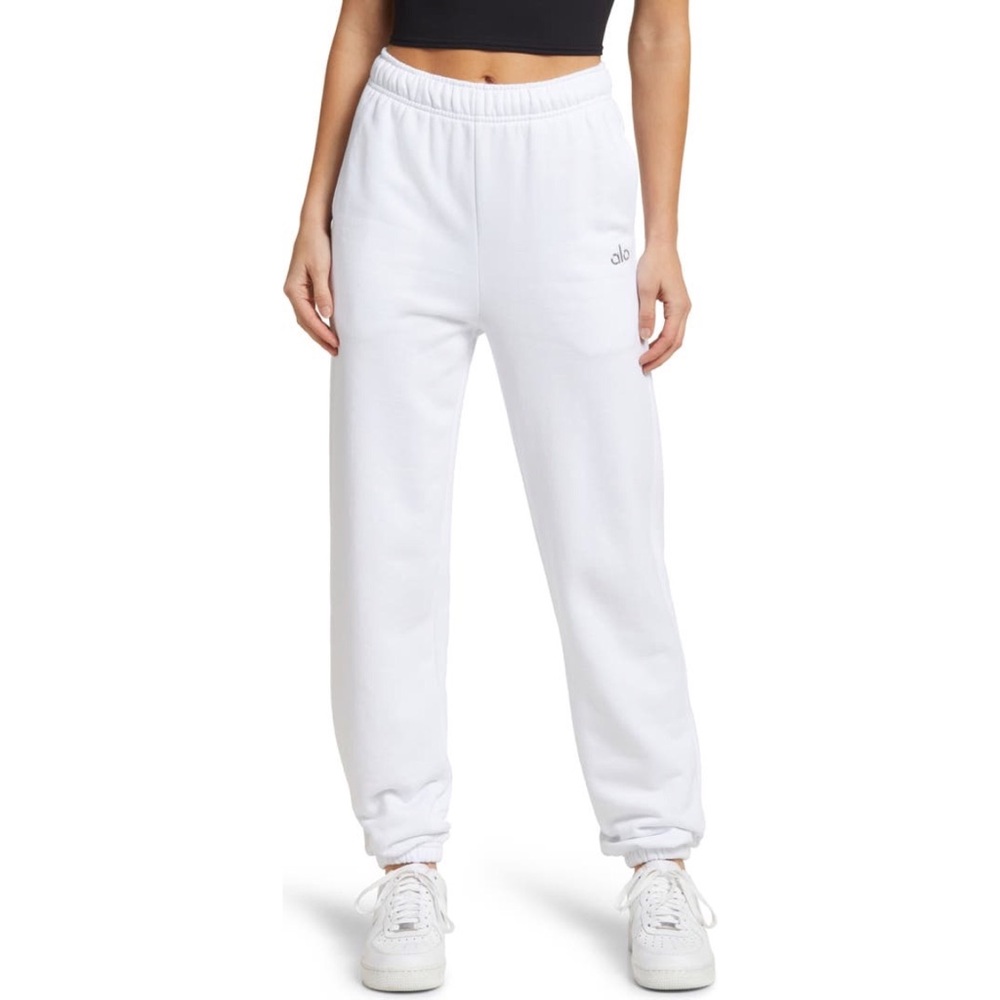 Alo Yoga Accolade Sweatpant White XXS